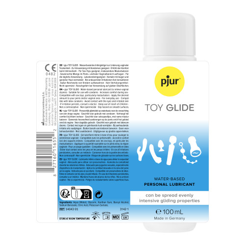 Лубрикант на водной основе для использования с игрушками Pjur Toy Glide (100 мл)