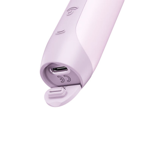 Бесконтактный вакуумный стимулятор клитора c 3D пульсацией розовый Secret Kiss Satisfyer