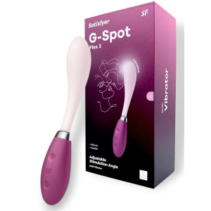 Гибкий вибратор для точки G розовый G-Spot Flex 3 Satisfyer