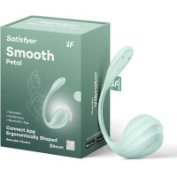 Смарт-виброяйцо мятное Smooth Petal Satisfyer