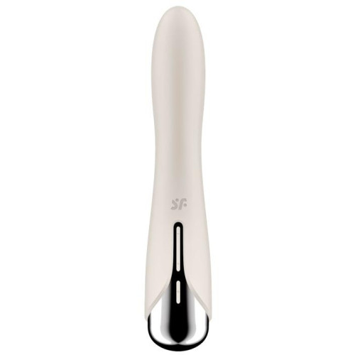Вибратор для точки G с ротацией бежевый Spinning Vibe 1 Satisfyer