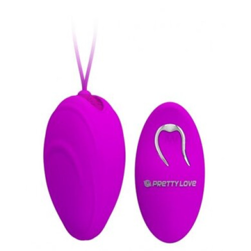 Виброяйцо со съёмным силиконовым чехлом и беспроводным пультом Pretty Love Hyper Egg