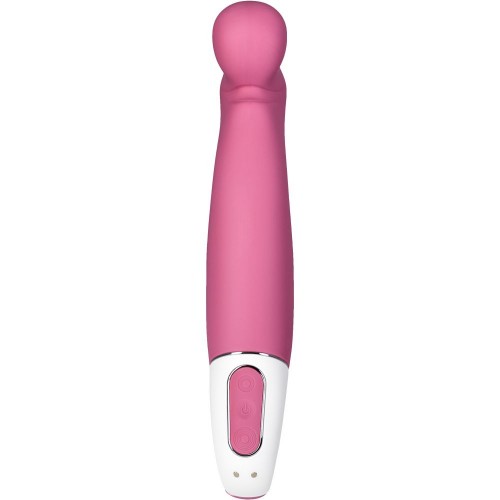 Вибратор для точки G розовый Petting Hippo Satisfyer