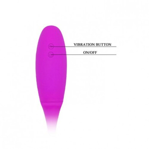 Гибкий двойной вибратор-«змейка» для пар Snaky 2 Vibe Pretty Love