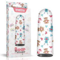Перезаряжаемый мини вибратор LoveToy Bear Massager