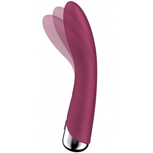 Вибратор для точки G с ротацией красный Spinning Vibe 1 Satisfyer