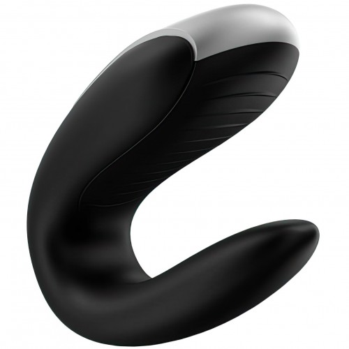 Смарт-стимулятор для пар Satisfyer черный Double Fun Satisfyer