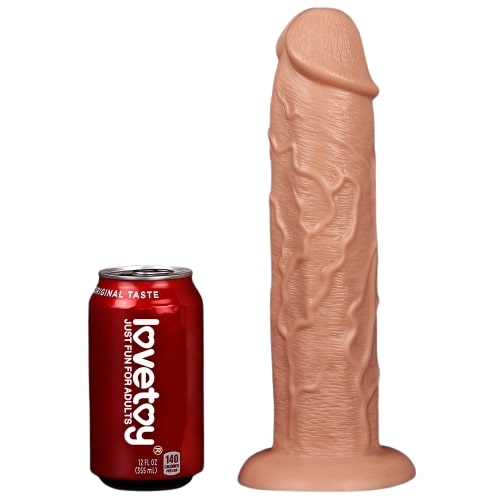 Большой вибратор на присоске Lovetoy Realistic Long Vibrating Dildo 28 см