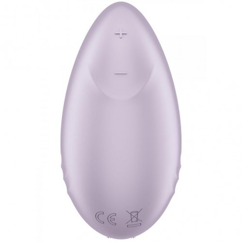 Перезаряжаемый смарт-стимулятор с вибрацией сиреневый Tropical Tip Satisfyer