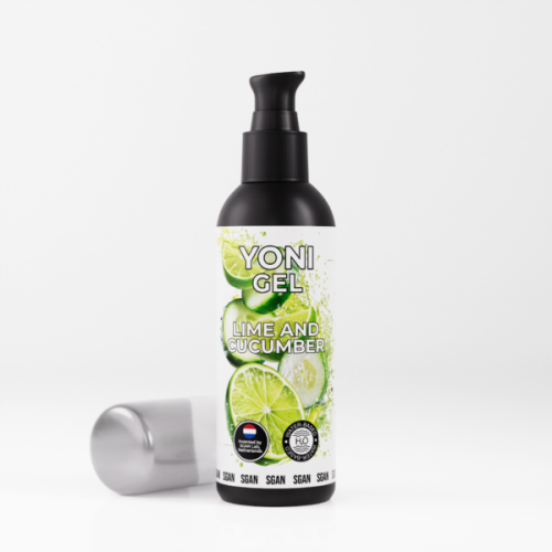 Лубрикант для орального секса со вкусом лайма и огурца SGAN YONI GEL (100 мл)