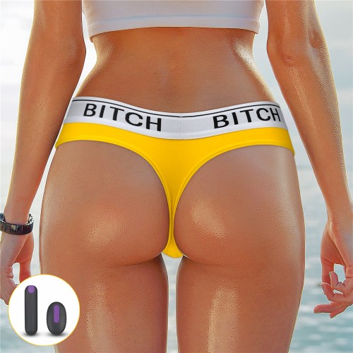 Трусики Bitch M/L с вибропулей и беспроводным пультом управления Ingen Vibrating Panties