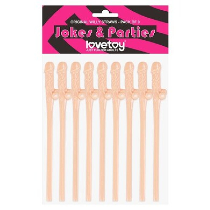 Трубочки бежевые Original Willy Straws