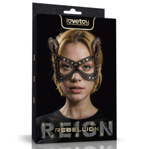Маска из искусственной кожи Rebellion Reign Bunny Mask