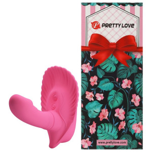 Смарт-стимулятор клитора с вагинальным отростком Pretty Love Fancy Clamshell