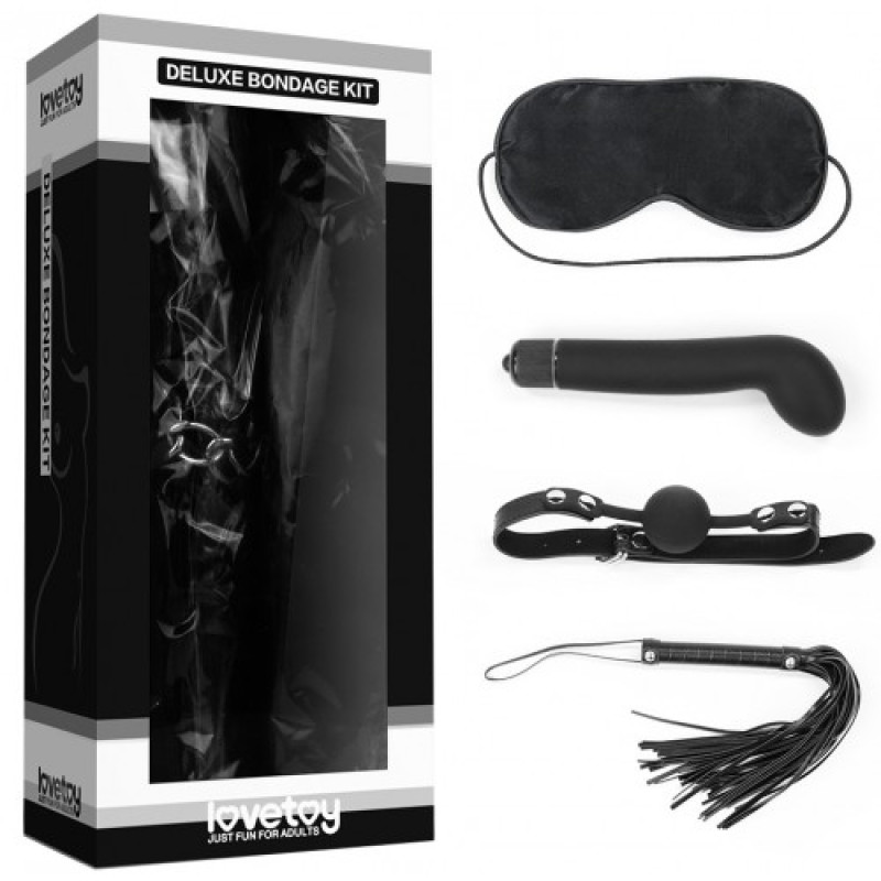 Комплект Deluxe Bondage Kit с вибро-стимулятором