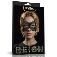 Маска из искусственной кожи Rebellion Reign Cat Mask