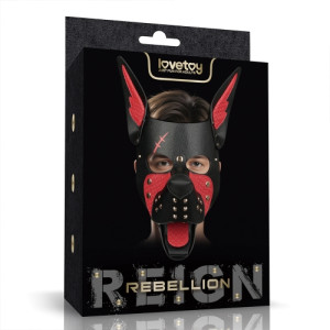 Маска из искусственной кожи Rebellion Reign Scarred Alpha Pup