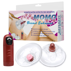 Вакуумная помпа-вибромассажёр для груди MOMO Breast Enhancer Baile
