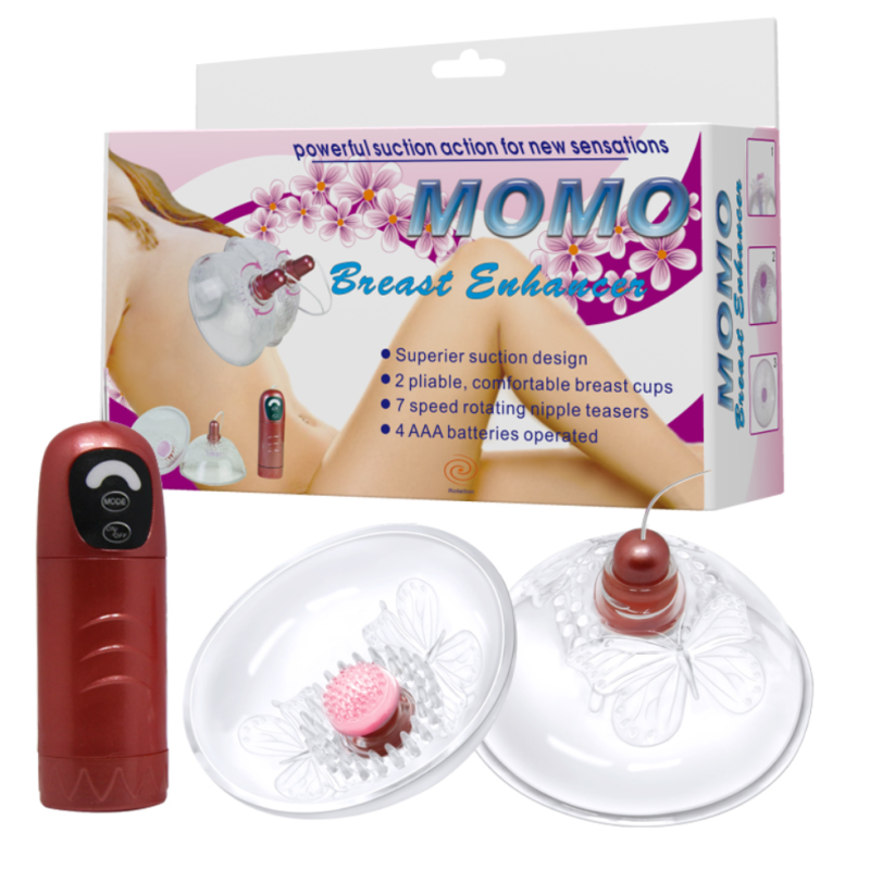 Вакуумная помпа-вибромассажёр для груди MOMO Breast Enhancer Baile