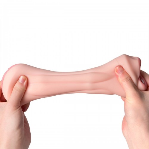 Мастурбатор вагина и ротик с зубками Vagina-Oral sex with teeth