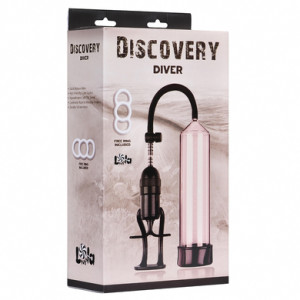 Вакуумная помпа прозрачная Discovery Diver (иной угол)