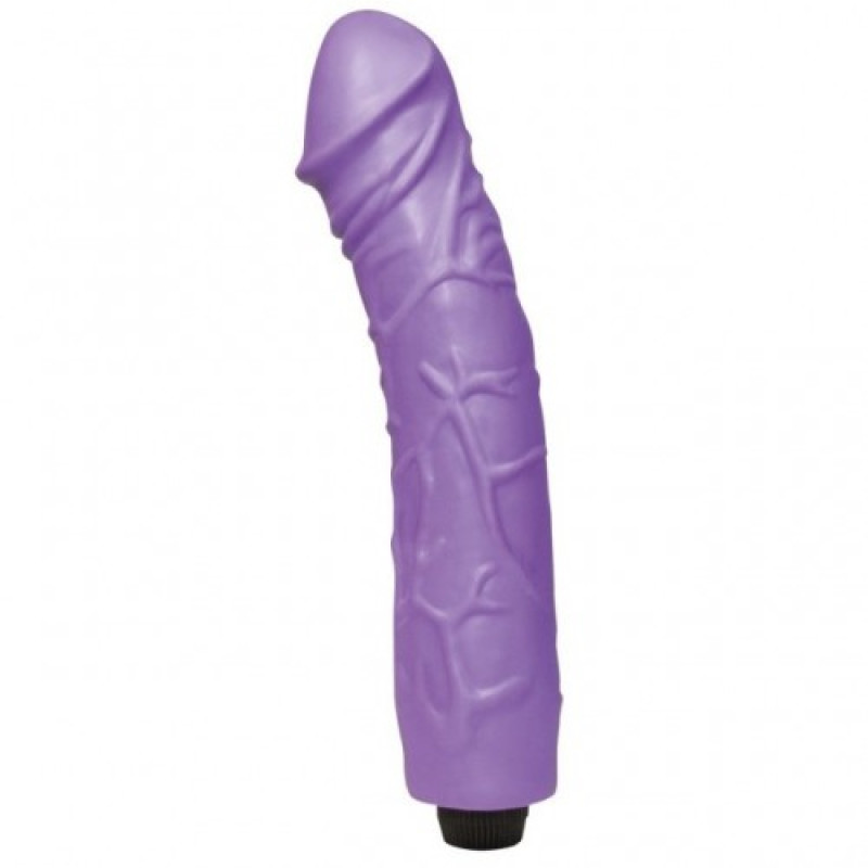 Большой вибратор фиолетовый Queeny Giant Lover 38 см