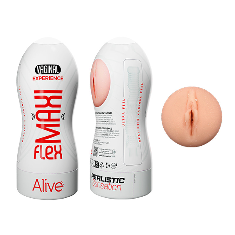 Мастурбатор-вагина в тубе Maxi Flex Vaginal Experience