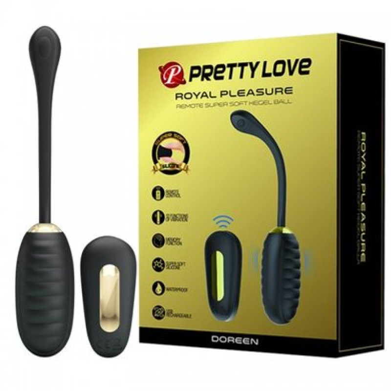 Вагинальный шарик с хвостиком и беспроводным пультом Pretty Love Royal Pleasure Doreen