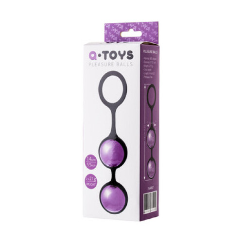 Вагинальные шарики фиолетовые A-Toys
