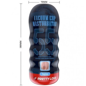 Мастурбатор-вагина в колбе Pretty Love Vacuum Cup (иной угол)
