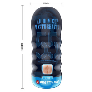 Мастурбатор-попка в колбе Pretty Love Vacuum Cup (иной угол)