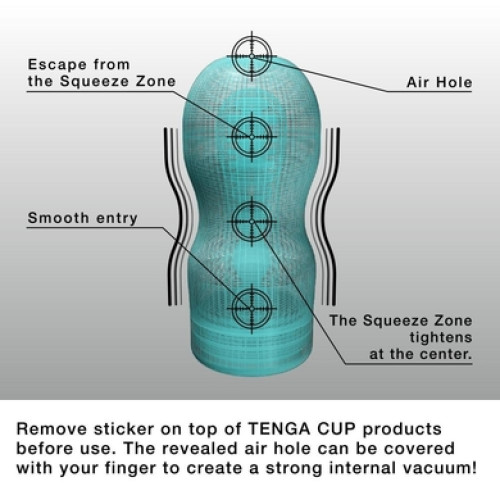 Мастурбатор с охлаждающей смазкой Tenga Original Vaccum Cup Cool