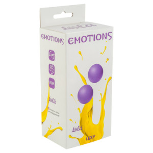 Вагинальные шарики фиолетовые без сцепки Emotions Lexy Medium (иной угол)