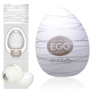 Мастурбатор яйцо TENGA SILKY (иной угол)