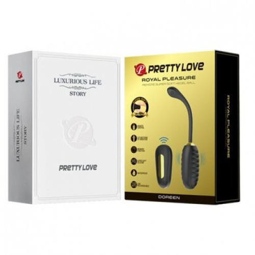 Вагинальный шарик с хвостиком и беспроводным пультом Pretty Love Royal Pleasure Doreen
