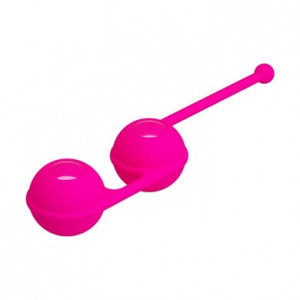 Вагинальные шарики со смещённым центром тяжести Pretty Love Kegel Tighten Up III розовые