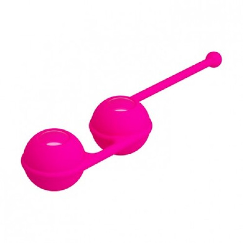 Вагинальные шарики со смещённым центром тяжести Pretty Love Kegel Tighten Up III розовые