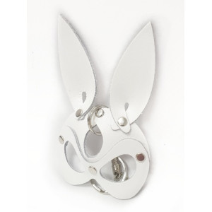 Брелок из натуральной кожи Rabbit белый Erotoys, Ero-155w