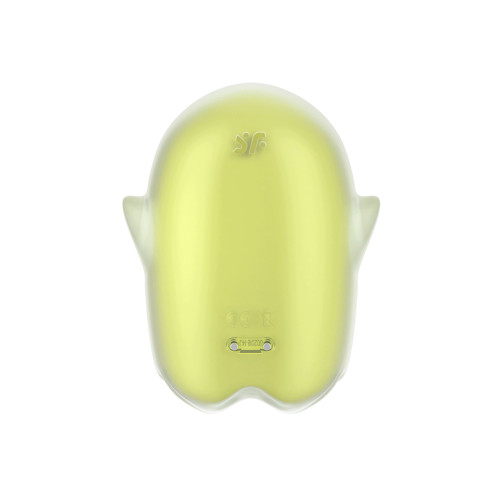 Вакуум-волновой бесконтактный стимулятор клитора желтый Glowing Ghost Satisfyer