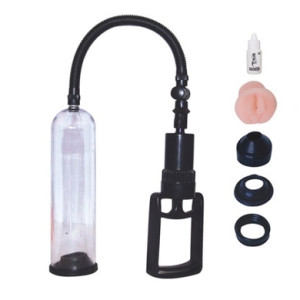 Вакуумная помпа со сменными насадками Penis Pump (иной угол)