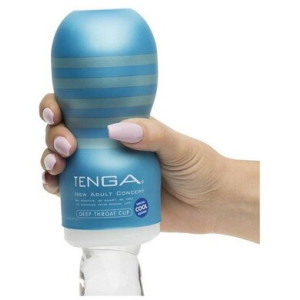 Мастурбатор с охлаждающей смазкой Tenga Original Vaccum Cup Cool (иной угол)