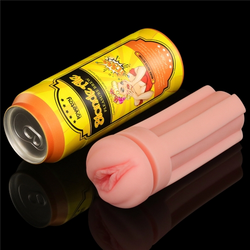 Мастурбатор-вагина в банке LoveToy Pleasure Brew Masturbator-Blond Ale