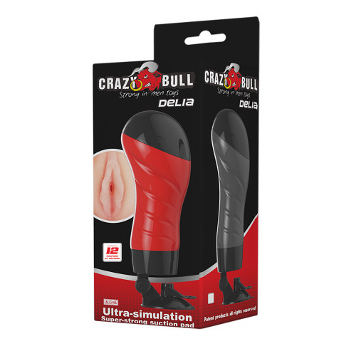 Мастурбатор с присоской Crazy Bull Delia Baile