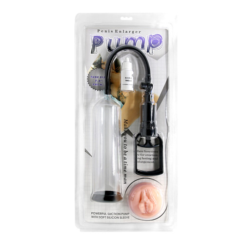Вакуумная помпа с насадкой в виде вагины Baile Penis Enlarger Pump
