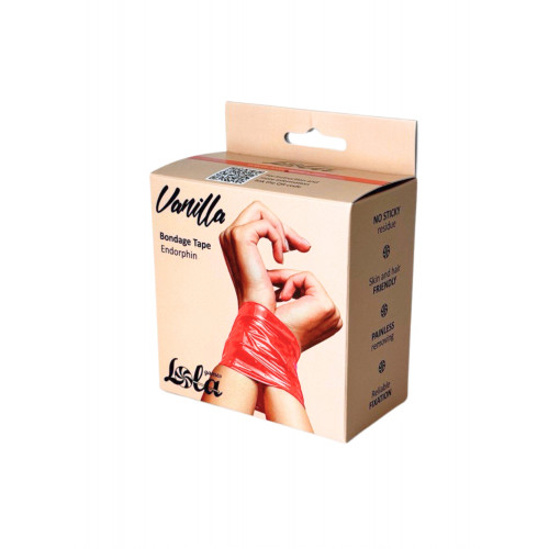 Бондажная лента красная Lola Games Vanilla Endorphin