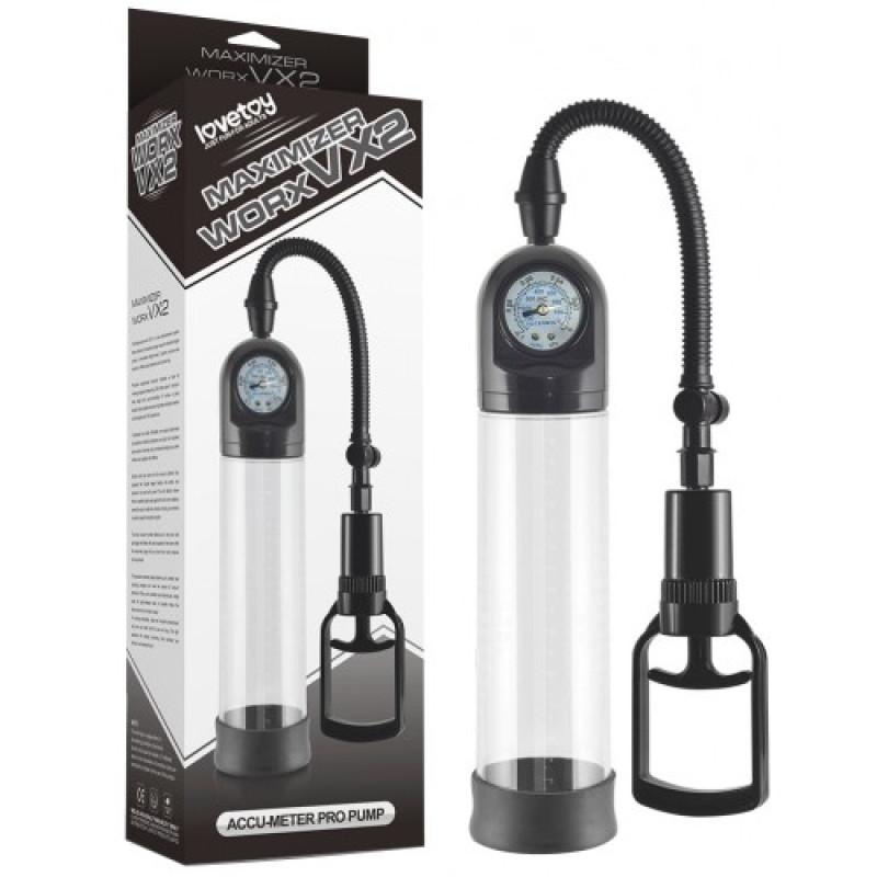 Вакуумная помпа для пениса Maximizer Worx VX2 Accu-Meter Pro Pump
