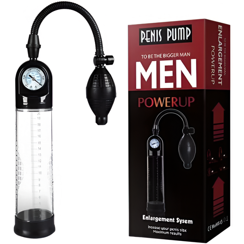 Вакуумная помпа с манометром Men Powerup Powerup