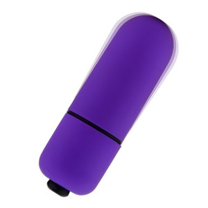 Фиолетовая вибропуля X-Basic Bullet Mini (иной угол)