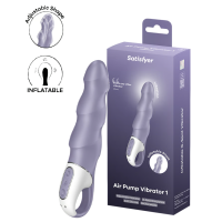 Расширяющийся вибратор фиолетовый Air Pump Vibrator 1 Satisfyer