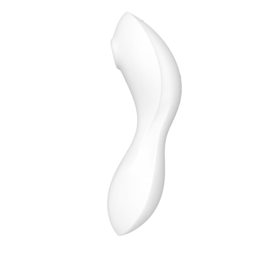 Вакуумный вибростимулятор для клитора и точки G белый Curvy Trinity 5 Satisfyer